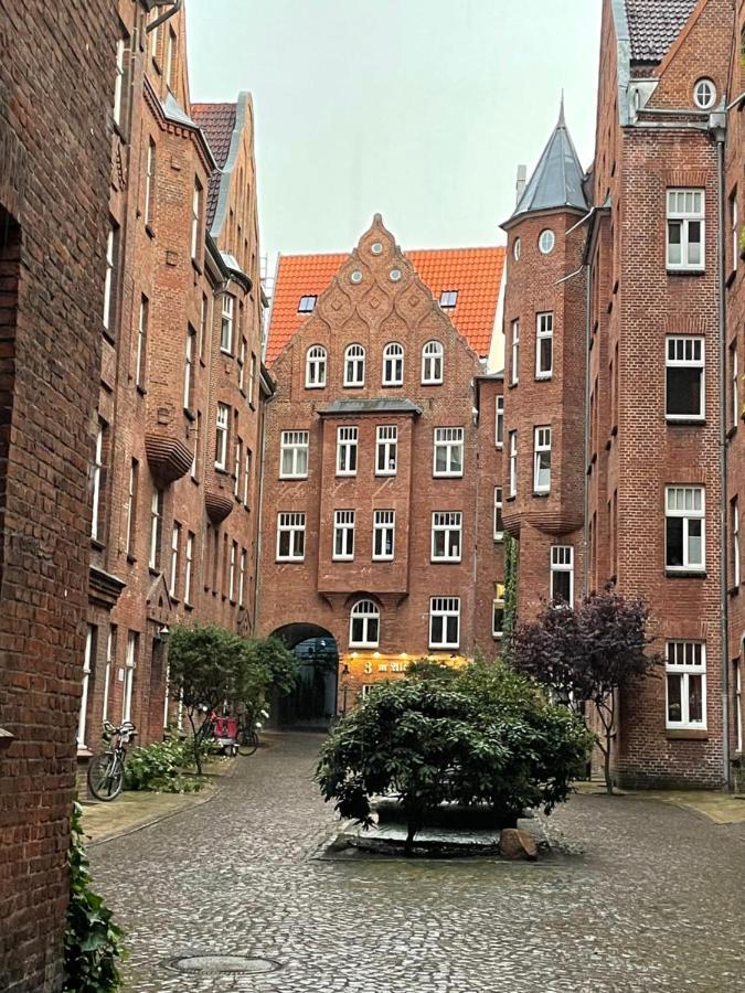Burghofdrei Hygge & Zentral P-Platz Streaming Apartment Flensburg Exterior foto