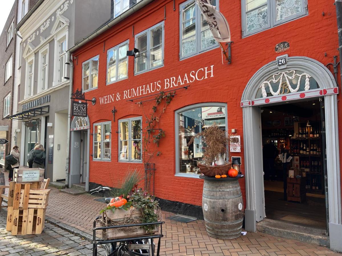 Burghofdrei Hygge & Zentral P-Platz Streaming Apartment Flensburg Exterior foto