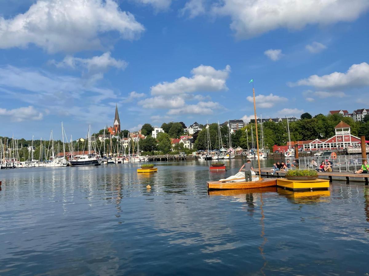 Burghofdrei Hygge & Zentral P-Platz Streaming Apartment Flensburg Exterior foto